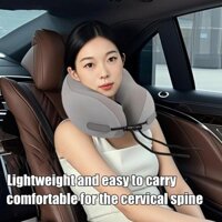 Gối Cổ Hình Chữ U Hình Chữ U Bọt Máy Bay Gối Di Động Tựa Đầu Cổ Để Ngủ Và Đi Xe Ô Tô Có Thể Giặt alonvn