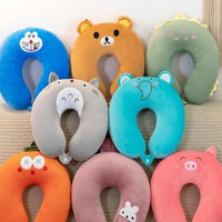 Gối Cổ Tựa Đầu ô tô Chữ U Chữ C Gối Văn Phòng Hoặc kê cổ Đi Tàu Xe Xe Hơi Máy Bay Du Lịch