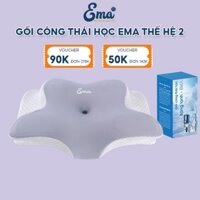 Gối công thái học EMA thế hệ 2 giảm đau mỏi vai gáy, chống thoái hóa đốt sống cổ, hỗ trợ ngủ nhanh