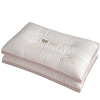 Gối Công Thái Học Warm Sleep Ruột Gối Nằm Cao Cấp Chất Liệu Cotton  Kích thước 50x70 cm ( Chuẩn hàng nhập khẩu 100%)