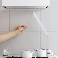 Gói cuộn nhãn dán tự dính trong suốt cho bếp, chịu nhiệt độ cao, chống dầu, chống nước, nhãn dán tường chống dầu, chống nước, nhãn dán tường khói