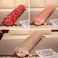 Gối dài hình heo con lớn bằng sợi ba lớp có chân và chân, búp bê sang trọng, búp bê đệm búp bê 🐰HÀNG CÓ SẴN🐰