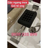 GỐI ĐÂU GÁC NGANG bồn gội dưỡng sinh LOẠI 1 INOX DÀY CHẮC CHẮN -  ĐỦ LOẠI GỐI CAO SU (LƯU Ý GIÁ BÁN NÀY KO KÈM BỒN GỘI)