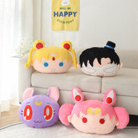 Gối đầu lớn Sailor Moon, đệm tựa lưng, gối tựa lưng đầu giường, gối lót lưng đa năng, quà tặng nhồi bông dễ thương