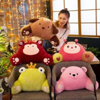 Gối đệm tựa lưng ghế văn phòng, gối kê tựa lưng ghế ô tô, gối tựa ghế hình thú ngộ nghĩnh đáng yêu ANVIHOME