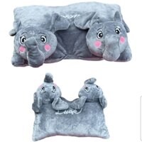 Gối đi xe ,gối kê đầu xe dành cho bé đi xe máy ,thú nhồi bông đa dạng mẫu(hàng loại 1 gòn dày) gối 2 đầu