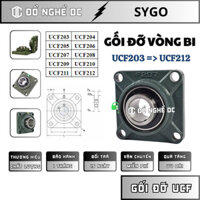 Gối đỡ vòng bi, gối đỡ bạc đạn, gối đỡ trục vuông UCF SYGO UCF203 UCF204 UCF205 UCF206 UCF207 UCF208 UCF209 UCF210 SG