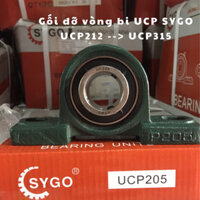 Gối đỡ vòng bi UCP SYGO UCP212, UCP213, UCP214, UCP215, UCP216, UCP217, UCP218, UCP314, UCP315 RS