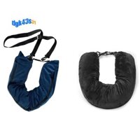 Gối du lịch nhồi bông với quần áo như mang theo, Vỏ gối hình chữ U đa chức năng dành cho doanh nhân, chuyến đi, ngoài trời