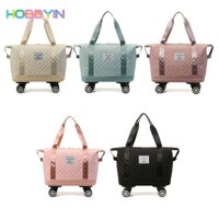 Gói Duffle, Túi xách lăn có thể gập lại, Bánh xe đa năng Túi đeo vai hành lý có thể mở rộng nhiều túi