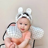 Gối em bé BONNICHON cao cấp nhập khẩu HÀN QUỐC,chống vẹo cổ, móp đầu cho em bé (dành cho bé 0-15m)