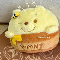 Gối gấu Winnie the Pooh, chăn nhồi bông, đồ chơi 2 trong 1, quà sinh nhật, chăn ngủ cho bé gái, du lịch