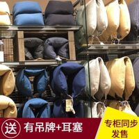 Gối Gối Hình Chữ U MUJI Gối Hình Chữ U Gối Cổ Máy Bay Di Động Du Lịch Gối Cổ Đốt Sống Gối Thắt Lưng