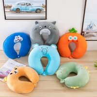 Gối Hình Chữ U Hoạt Hình Cổ Gối Người Lớn Di Động Du Lịch Gối Xe Gối Máy Bay Gối Văn Phòng Ngủ trưa Hiện Vật
