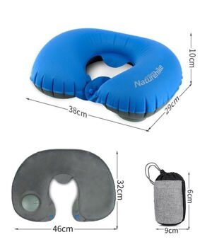 Gối hơi chữ u bơm tay NatureHike NH18B010-T