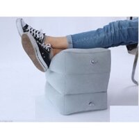 Gối hơi kê chân 3 tầng tự bơm, gối hơi kê chân văn phòng, gối ôm đầu cổ ngủ trưa