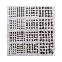 Gói hỗn hợp mắt cá 4D với tổng số 336 miếng dành cho nhu cầu thủ công