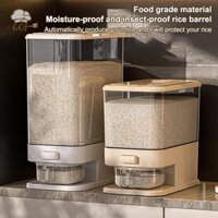 [Goi] Hộp đựng gạo 10 / 20 Catties Hộp đựng thực phẩm khô Xô cơm chống côn trùng Hộp đựng ngũ cốc dung tích lớn cho nhà bếp [bán chạy]