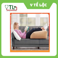 Gối kê chân chống suy giãn tĩnh mạch Hàng Cao Cấp - Bơm hơi tiện lợi mang theo người - màu ngẫu nhiên