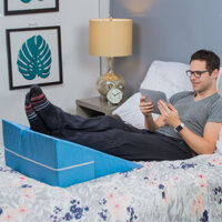 Gối Kê Chân Chống Suy Giãn Tĩnh Mạch 60x60x26cm - Tăng Tuần Hoàn Máu, Giảm Đau Nhức, Chuột Rút Về Đêm Ở Chân