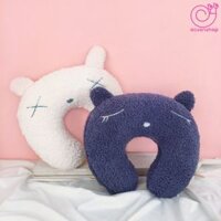 Gối kê cô bơm hơi Gấu