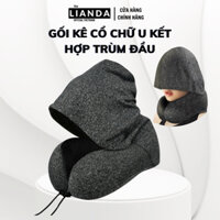 Gối Kê Cổ Chữ U Kết Hợp Chùm Đầu Công Thái Học Chống Đau Mỏi Vai Gáy Tựa Cổ Đi Máy Bay, Oto,Ngủ Văn Phòng