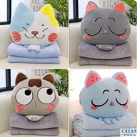 💯💯GỐI KÈM CHĂN 2IN 1 SIÊU CUTE