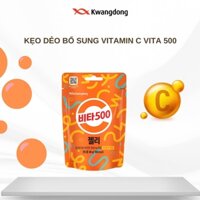 Gói kẹo dẻo bổ sung vitamin Vita 500 Kwangdong vị hoa quả tổng hợp gói 48gram