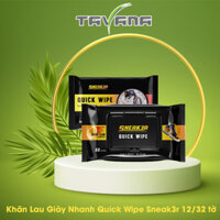 Gói Khăn Lau Vệ Sinh Giày Nhanh Quick Wipe Sneak3r - 32 tờ