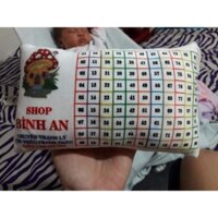 gối + kim thêu tranh chữ thập