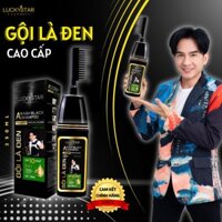 GỘI LÀ ĐEN THẢO DƯỢC CAO CẤP KÈM LƯỢC 250ML - LUCKY STAR
