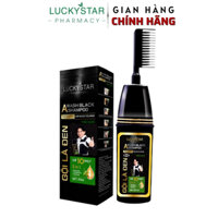GỘI LÀ ĐEN THẢO DƯỢC CAO CẤP KÈM LƯỢC - LUCKY STAR