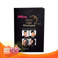 Gội Là Đen Tóc Mira Black Hair Shampoo 25ml [bonus]