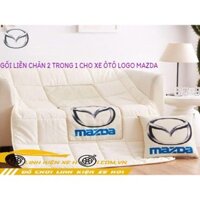 GỐI LIỀN CHĂN 2 TRONG 1 CHO XE ÔTÔ LOGO MAZDA