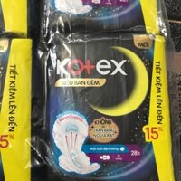 Gói lớn 12 Miếng-Combo 4 Gói Băng Vệ Sinh Kotex Siêu Ban Đêm 28cm - Mỗi Gói 12 Miếng- HSD luôn mới