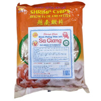 GÓI LỚN 1Kg -- BÁNH PHỒNG TÔM SA GIANG Shrimp Chips (HALAL)