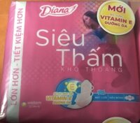 Gói Lớn 20 Miếng  1 Gói Băng vệ sinh Diana siêu thấm siêu mỏng cánh 20 Miếng 23cm - Date luôn mới
