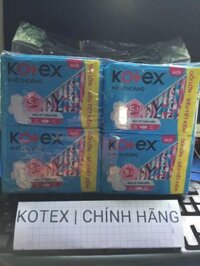 Gói Lớn 20 Miếng- Combo 4 Gói Băng Vệ Sinh Kotex Khô Thoáng Siêu Mỏng Cánh 23cm - Mỗi Gói 20 Miếng- HSD luôn mới