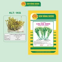 [Gói lớn] Hạt Giống Cải Bẹ Dún Cuộn - Giống phát triển khỏe, cuộn chặt, thu hoạch sau 30 ngày  - HẠT GIỐNG SEN VÀNG