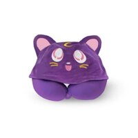 Gối lót cổ chữ u ngủ gối ngủ trưa văn phòng đem đi du lịch có kèm mũ trùm đầu dễ thương