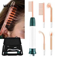 Gói lược xoáy WAY2TOP, Dễ sử dụng Cây đũa phép tăng trưởng tóc Vortex tần số cao, Rễ tóc Nourishes 4 cài đặt Chăm sóc tóc cây đũa phép mặt