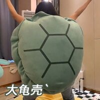 Gối mai rùa búp bê có thể mặc túi ngủ, gối quần áo búp bê