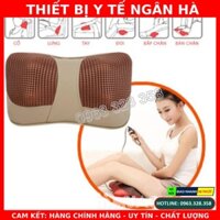 Gối Masage Cổ Vai Gáy Có Đèn Hồng Ngoại Akiko Q021  Bảo Hành 12 Tháng