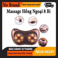 Gối Massage 8 Bi Magic Home Hồng Ngoại Massage Xoa Bóp Vào Các Cơ Và Huyệt, Sưởi Nóng Bằng Tia Hồng Ngoại .