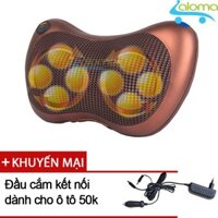 Gối Massage 8 đá hồng ngoại Massage Pillow PL-819S model 2017