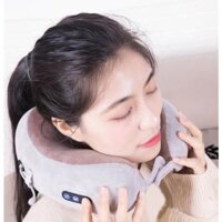 Gối Massage Cổ Chữ U Tiện Lợi - Máy Massage 3 Tốc Độ, Thư Giãn Trị Đau Mỏi Cổ Hiệu Quả