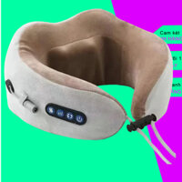Gối Massage Cổ Hình U | Máy Massage Cổ Vai Điện Tử Sưởi Ấm Rung