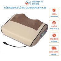Gối massage cổ hồng ngoại, máy mát xa cổ vai gáy 16 bi chính hãng Beame BM-G38