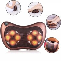 Gối Massage Cổ, Máy Massage Cổ, Lưng Hồng Ngoại 8 Bi Xoay Đổi Chiều Hàn Quốc, Bảo Hành 12 Tháng