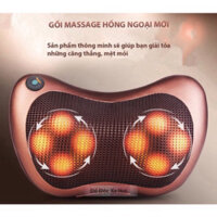Gối Massage Cổ Vai 8 bi Gáy Hồng Ngoại , Máy Massage Vai Gáy Tại Nhà